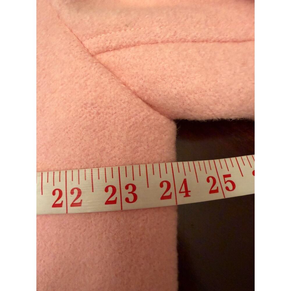 NWT JOA Los Angeles Wool Blend Pastel Pink Overcoat Sz M Feminine Oversized - Picture 4 of 11